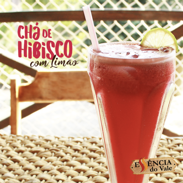 Receita: Chá de Hibisco com Limão - Essência do Vale - Blog